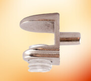 Lasikiinnitin tapilla 17,5x15 mm, niklattu