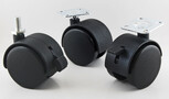 50 mm Furniture Castor, Art. CHEA 50, for light furniture