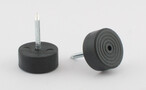 PC Rubber nail glide Ø 15 x 7 mm, black