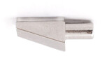 Glass shelf support Quadro, Ø 5 mm, nickel plated