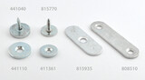 Counter plates for magnetic latches