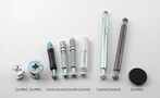 Minifix mounting fittings in various sizes