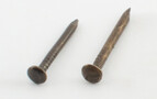 Patinated nail for antique handles