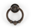 Ring handle Ø 35 mm, antique brass