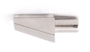 Glass shelf support Quadro, Ø 5 mm, nickel plated