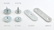 Counter plates for magnetic latches
