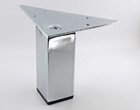 Metal leg 38x38 mm, chrome plated