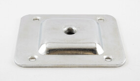 Plate fastener 66x58 mm / M8, zinc plated