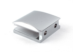 Lasikiinnitin K-1101, neliökaidehela 8-12mm, kromi