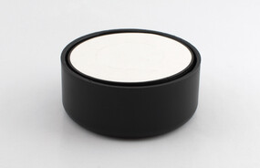Furniture Leg Ø54x23,5mm, with adhesive, black