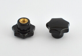 Hand Wheel Ø 20 / M4, inner thread, black