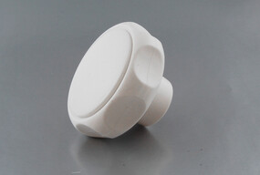 Hand wheel, Ø42 / M8, white
