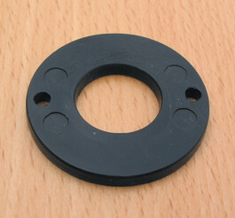 Spacer Ø 37/17 x 3 mm, black