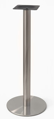 Bar Table Leg, height 1100 mm, stainless steel