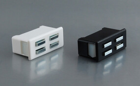 Click magnetic latch 8x22 mm