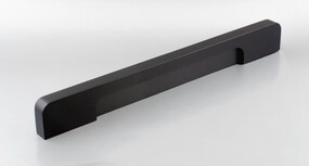 Aluminum Handle Art. Rex 2045 / 128 mm, black