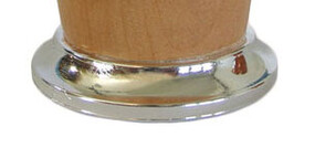 Wooden leg cap