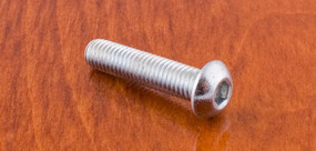 Dome-head screw M8x35, zinc plated