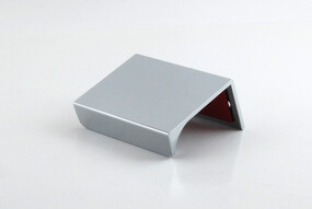 Sticker handle for glass door, chrome