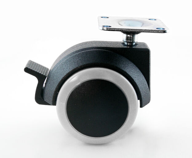 50 mm Furniture Castor Soft, with plate