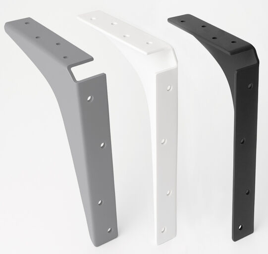 L-support, grey, pair