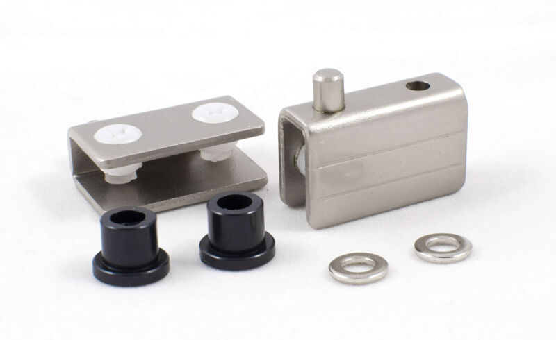 Glass Hinge WK-530S "stripe hinge", pair
