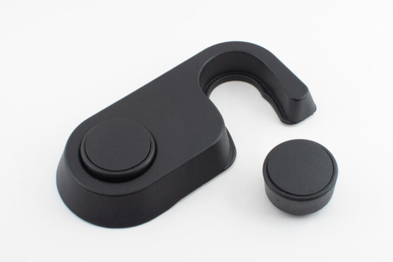 Connecting fitting for table, black
