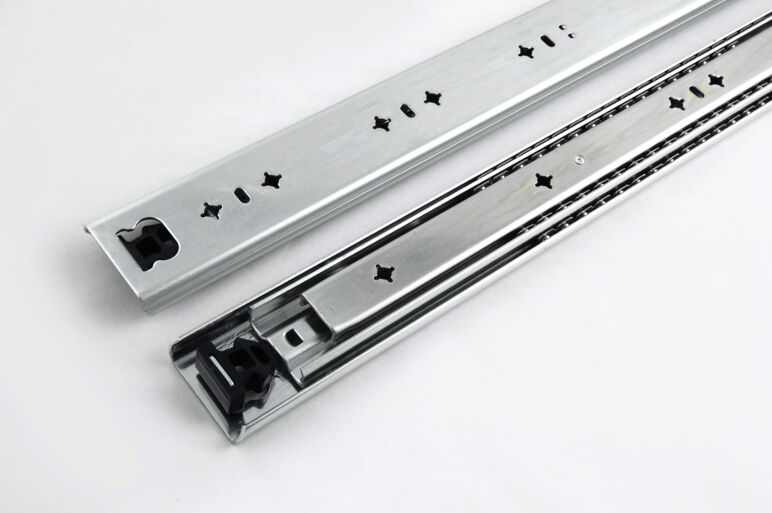 53/16 mm Heavy duty drawer slide, side mounted, pair