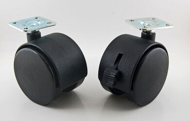 60 mm Kalustepyörä, Art. GUTW / GUTWB 60, kalusteisiin