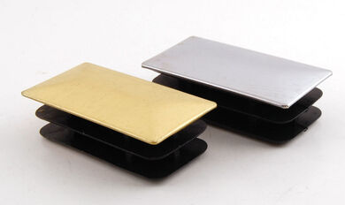 CRTM Insert, chrome and brass plated 