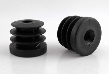 IRAF threaded Insert for round tube, black
