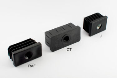 Threaded insert for rectangular tube, M10