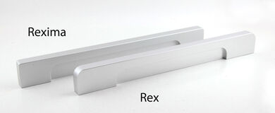 Aluminum handles Art. Rex and Art. Rexima, 128 mm
