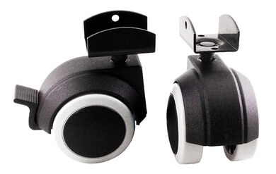 50 mm Kalustepyörä Soft, U-kiinnittimellä