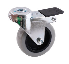 75 mm Art. Teollisuuspyörä 75, ruuvikiinnitys, kalusteisiin