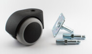 50 mm Furniture Castor, Art. DRGD 50, e.G. for office chairs