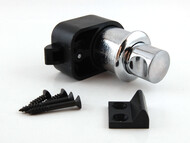 Push Button Lock, chrome/black