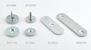 Counter plates for magnetic latches