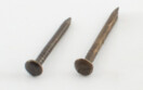 Patinated nail for antique handles